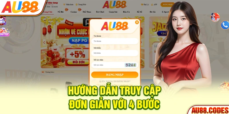 Hướng dẫn truy cập đơn giản với 4 bước
